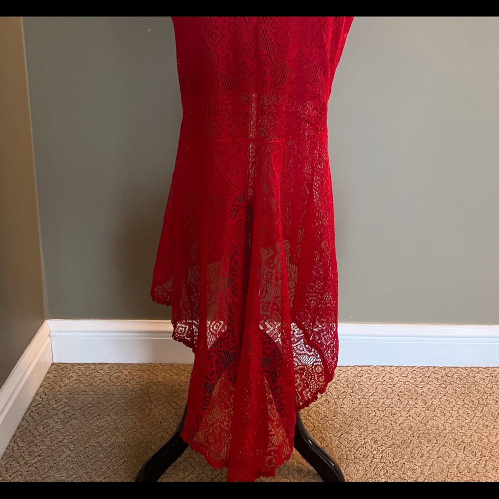 Red Lace 2 Piece Skirt Set Size Medium NWOT - Picture 12 of 12